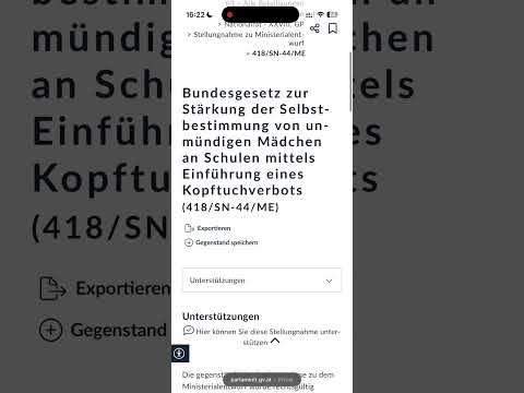Wie unterstütze ich die Stellungnahme?