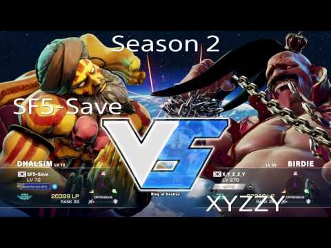 [Season2]ダルシム(SF5-Save) vs バーディー(XYZZY)