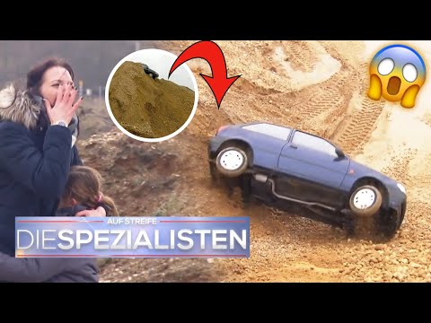 "Schei*e, der rutscht!"😱 Auto stürzt mitsamt Frau die Kiesgrube hinab 😖 | Die Spezialisten | SAT.1