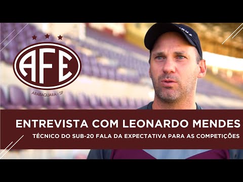 Vídeo / Entrevista com Leonardo Mendes , técnico do sub - 20 da Ferroviária!