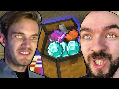 We Found EPIC Treasure In Minecraft w/ Pewdiepie