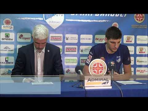 Press konferencija KK Dunav KK Sloga (75:84) 11.kolo AdmiralBet KLS 2021