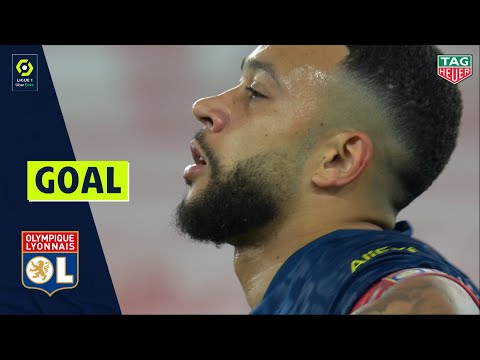 Goal Memphis DEPAY (57' - OLYMPIQUE LYONNAIS) AS MONACO - OLYMPIQUE LYONNAIS (2-3) 20/21