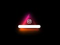 Instagram Neon Logo Instagram Neon Logo Black Screen Neon Instagram Logo No Copyright