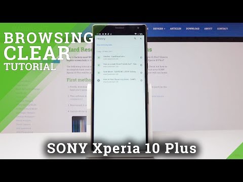 How to Clear Browser Data on Sony Xperia 10 Plus - Delete Chrome History / Reset Cookies