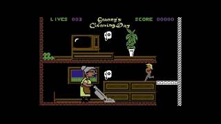 Commodore 64 =+ Granny's  Cleaning Day += New game 2021