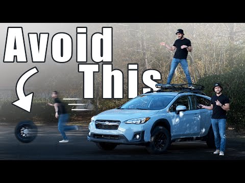 How to Mount Spare Tire on a Roof Basket