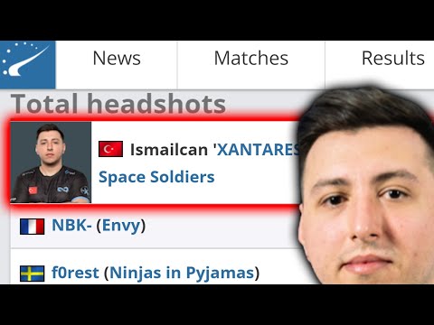 XANTARES HEADSHOT MACHINE - LEADER IN TOTAL HEADSHOTS IN CS:GO PRO HISTORY!