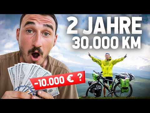 ALLE Kosten & YouTube Einnahmen meiner Fahrrad-Weltreise!