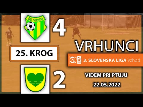 VRHUNCI: VIDEM - ZREČE (4:2) | 3. SNL-VZHOD, 25. krog, 22.05.2022 |