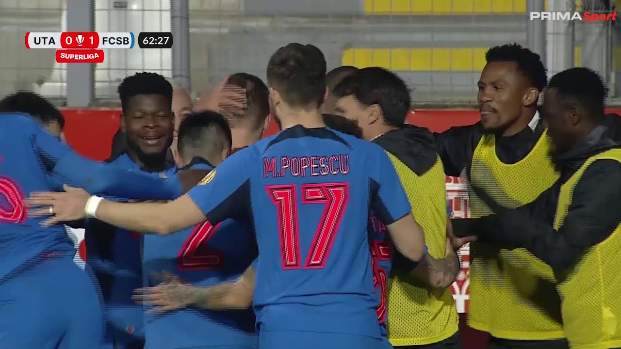REZUMAT | UTA - FCSB 0-1. Rezervele campioanei câștigă dintr-un penalty acordat cu VAR
