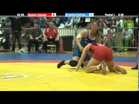 69 KG QF - Dayana Ivanova (Bulgaria) vs. Veronica Carlson (NYAC)