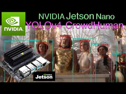 NVIDIA Jetson Nano YOLOv4 tiny CrowdHuman