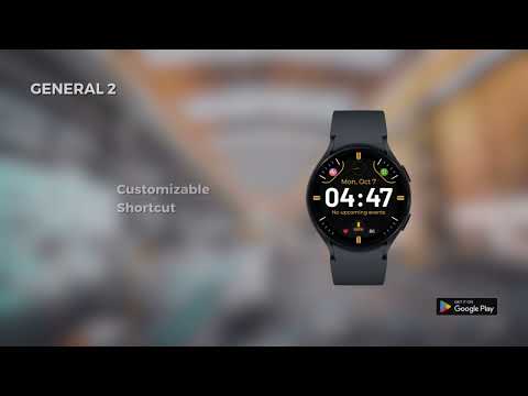 General 2: Digital Watch Face