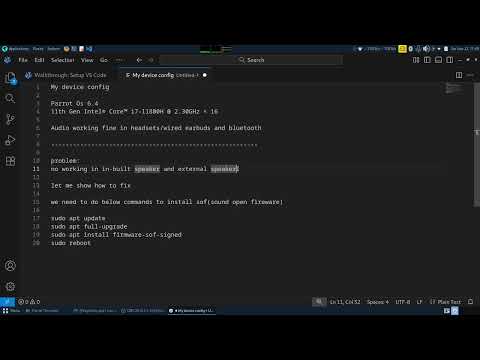 Fix Audio in Linux distros