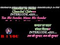 Chandan Sa Badan ( LATA JI ) - Karaoke With Scrolling Lyrics Eng. & हिंदी