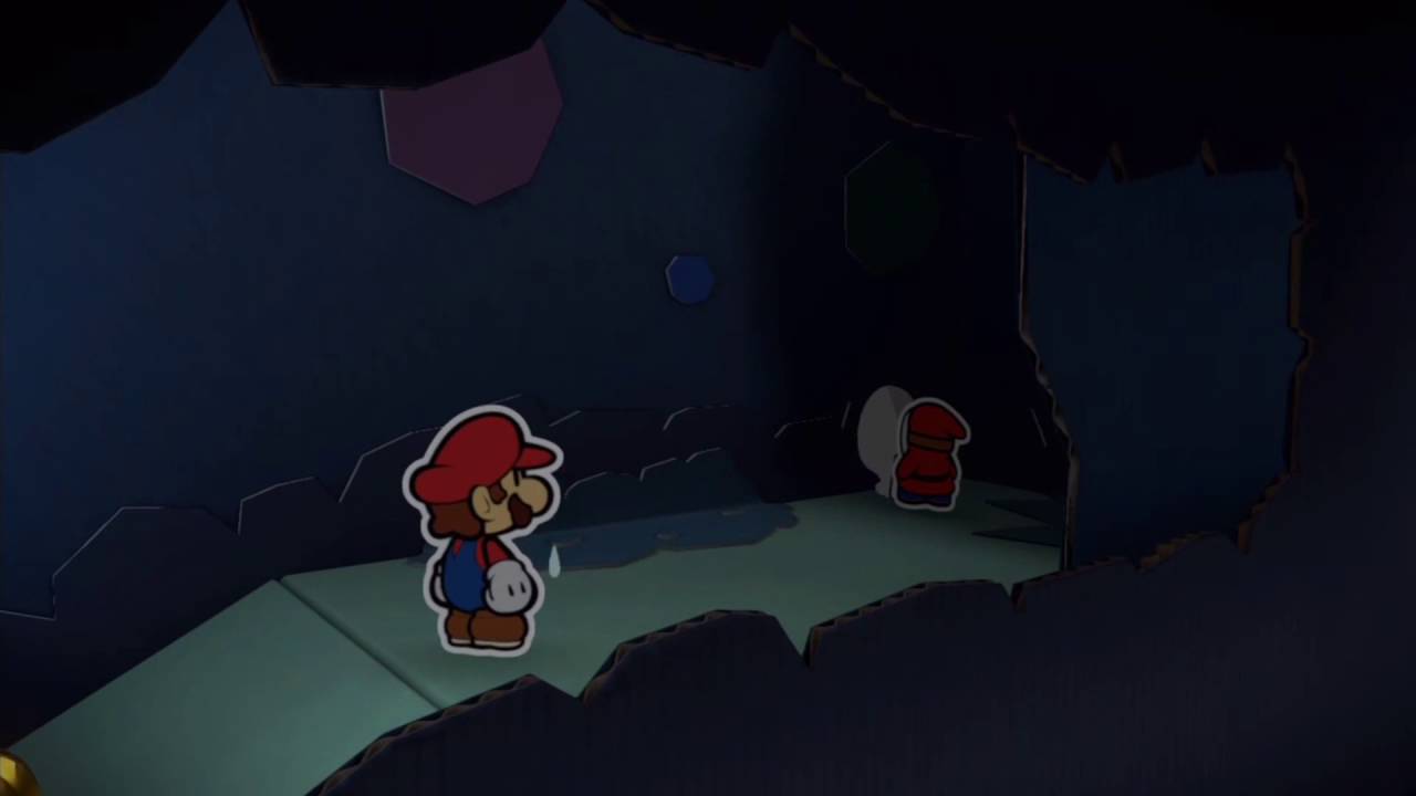 Paper Mario: Color Splash - Creepy Slurp Guy Encounter (Shunned Guy)