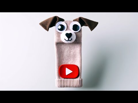 Make a dog puppet