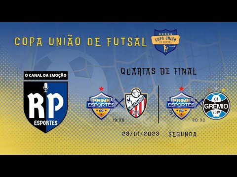 QUARTAS DE FINAL COPA UNIÃO DE FUTSAL - DIA 15 AO VIVO NO RP ESPORTES