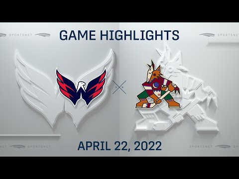 NHL Highlights | Capitals vs. Coyotes - Apr. 22, 2022
