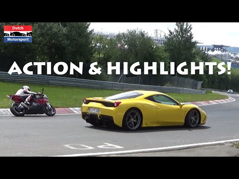 Nürburgring Nordschleife Touristenfahrten 14.08.2016 - Highlights (488 GTB, R8, V8 Vantage etc)