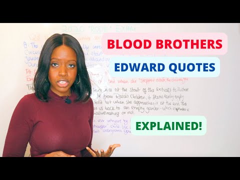 ‘Blood Brothers’ GCSE Revision | by Willy Russell: Edward Lyons Quotes