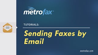 Sending Faxes by Email using Metrofax