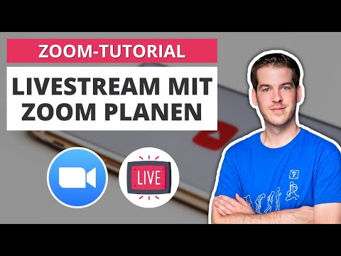 YouTube Livestream mit Zoom planen [Zoom-Tutorial]
