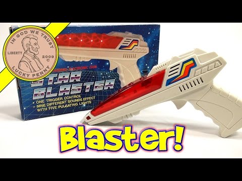 Star Blaster Electronic Lights and Sounds Toy Gun, Perfect for a Space Battle! Video