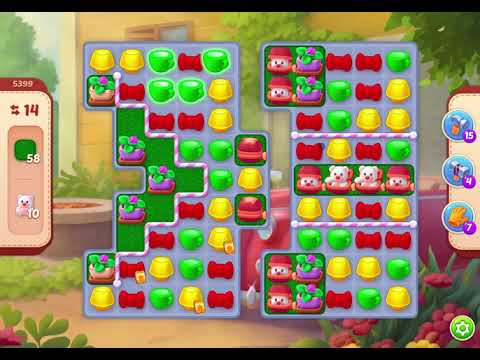 HomeScapes Level 5399 no boosters (15 moves)