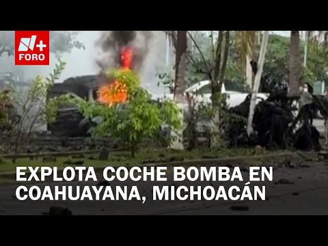 Bomba explota en instalaciones de la Policía Comunitaria en Coahuayana, Michoacán - Las Noticias