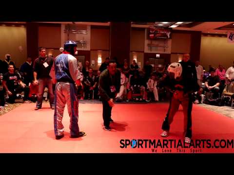Ross Levine v Kodaq Wray - Men's Sparring - AKA Grand Nationals 2014