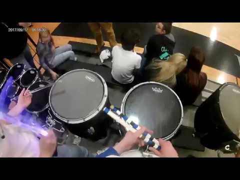 CGHS Drumline 2017 Cadence | Snare Cam