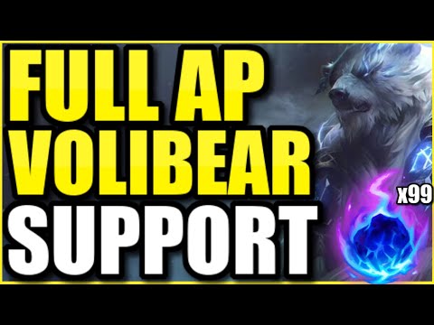 (12 NEW BUFFS!) *THIS* is the real way to play Volibear Support!  Full AP Volibear Support Season 10