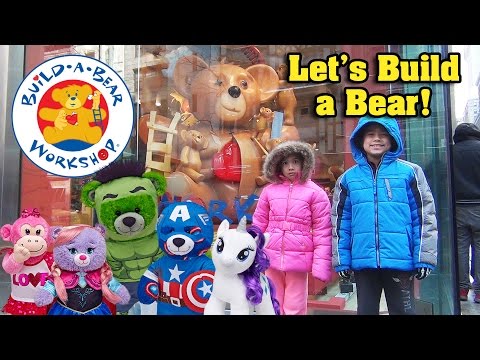 World's Largest BUILD-A-BEAR WORKSHOP in New York! Bear Shopping!