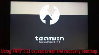 [Solution] How to fix TWRP Recovery from Crashing | Crash Bootloop Soft Brick Team Win 3.1.1 Fix