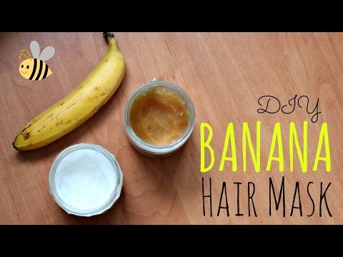 DIY Banana Mask For Dry Hair