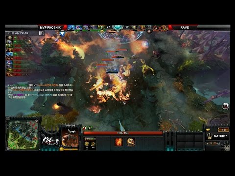 [3.Sep] KDL Tier 1 : 1set MVP Phoenix vs Rave -DOTA2,EsportsTV