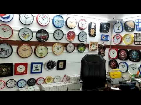 Plastic tyre shaped wall clock