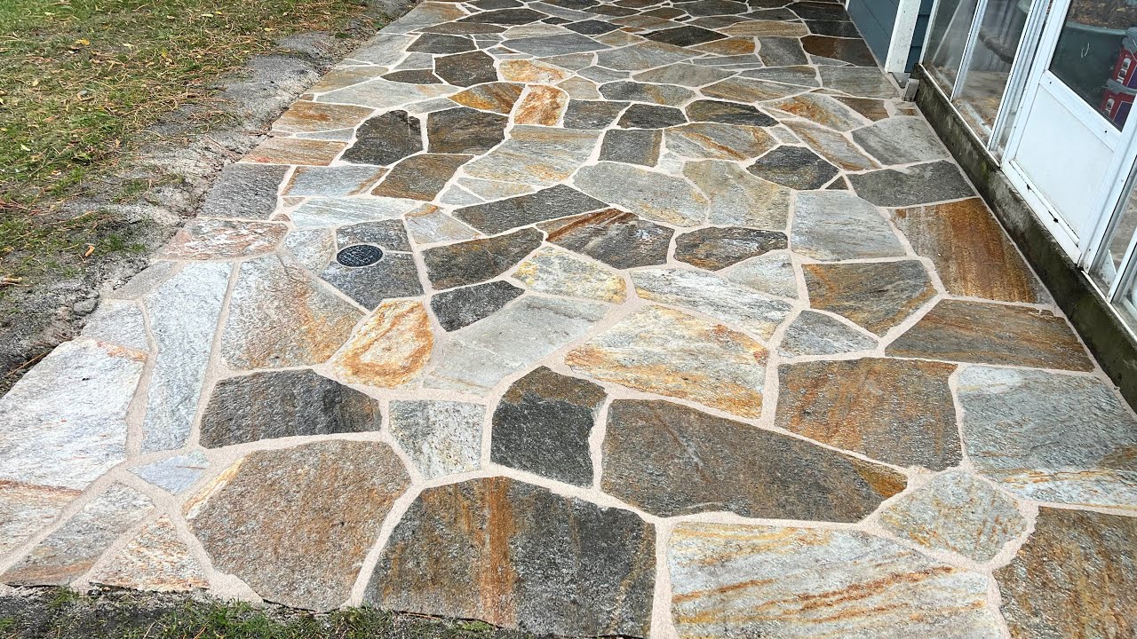 How to install permeable jointing mortar! Romex and Easy Joint