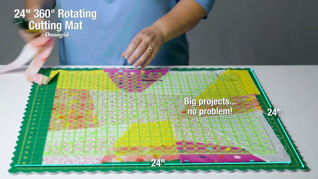 Omnigrid 24” 360°Rotating Cutting Mat