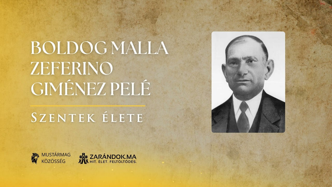 Boldog Malla Zeferino Giménez Pelé, aki sosem engedte el a rózsafüzért – Szentek élete