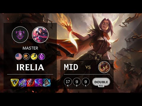 Irelia Mid vs Ziggs - NA Master Patch 10.25b