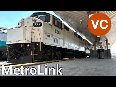 ロサンゼルス メトロリンク通勤鉄道、ユニオン駅からチャッツワースまで、ベンチュラ郡線、4K 乗車