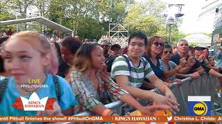 Pitbull performs &#39;No Lo Trates&#39; on Good Morning America