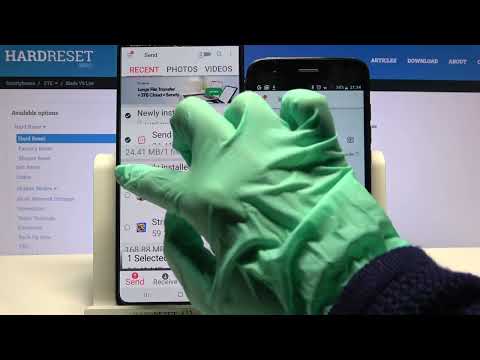 Transfer files from an Android Device to ZTE BLADE V8 LITE – Send Anywhere App