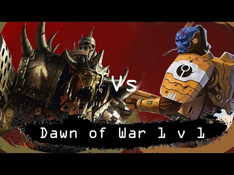 Dawn of War Soulstorm 1 v 1 Tau (Deathgun) vs Orks (Elamaunt)