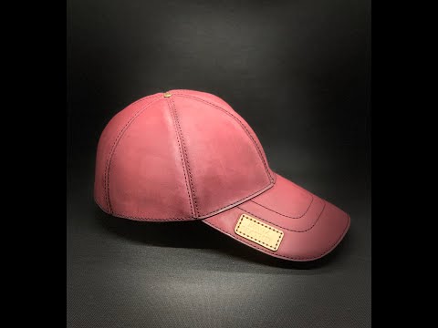 How to make a Leather Baseball Cap.
