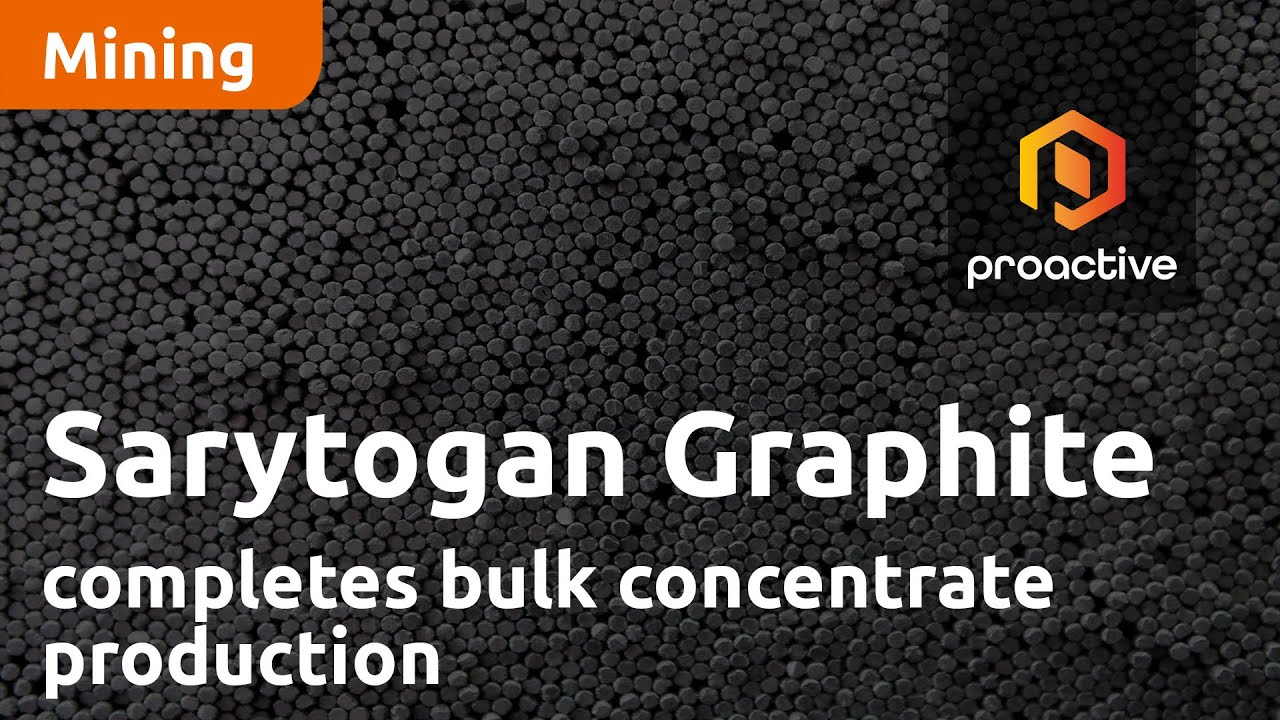 Sarytogan Graphite completes bulk concentrate production