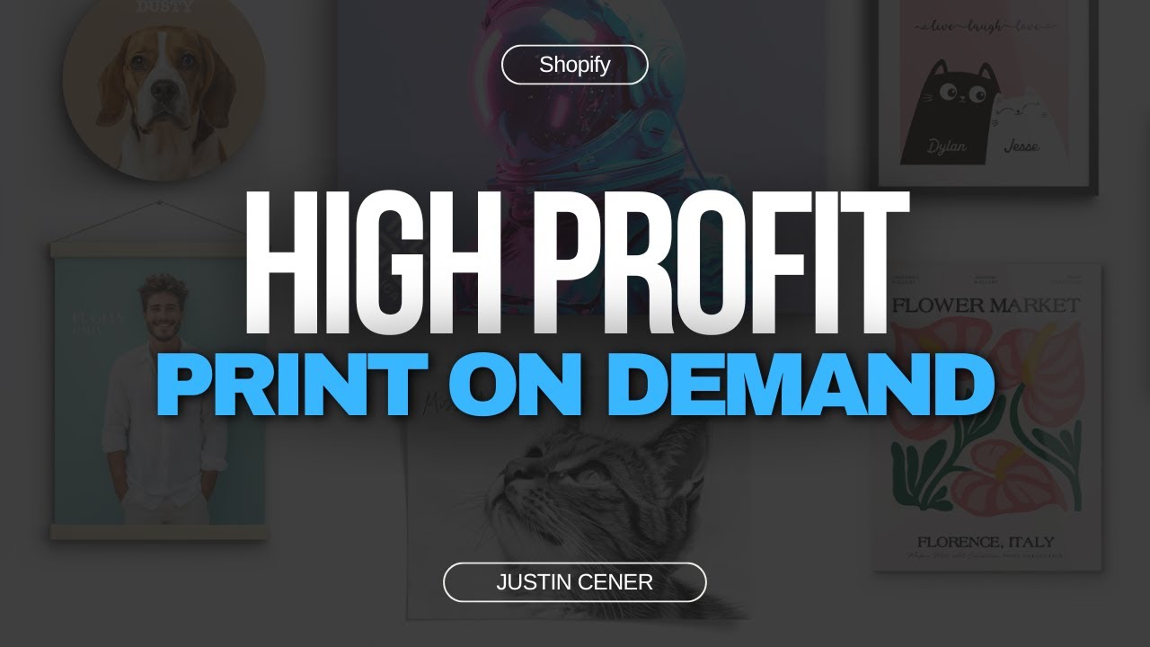 How To Sell Print on Demand Wall Canvas & Art On Shopify